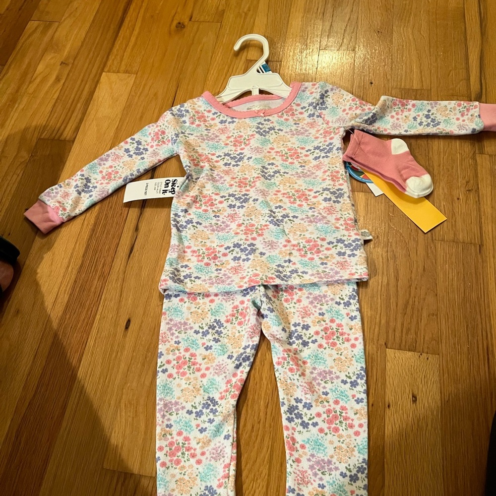 Sleep on it toddler 24m girl spring pjs. (NWT)